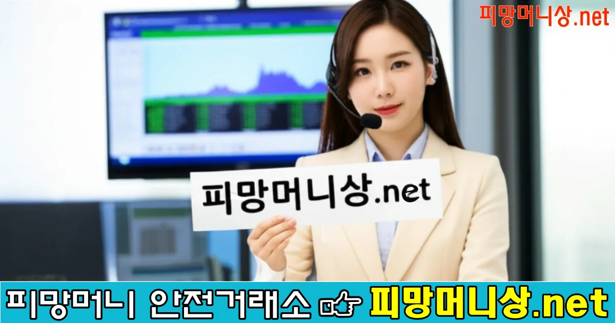 피망머니상 안전 거래소 회사소개 대표 이미지